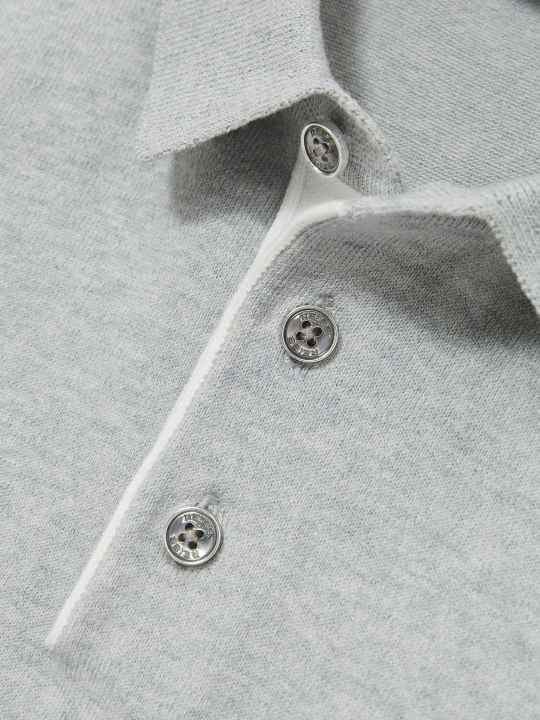 3-9 yrs Contrast Placket Polo Shirt With Cotton in Washed Sage | Reiss Children & Baby Popular