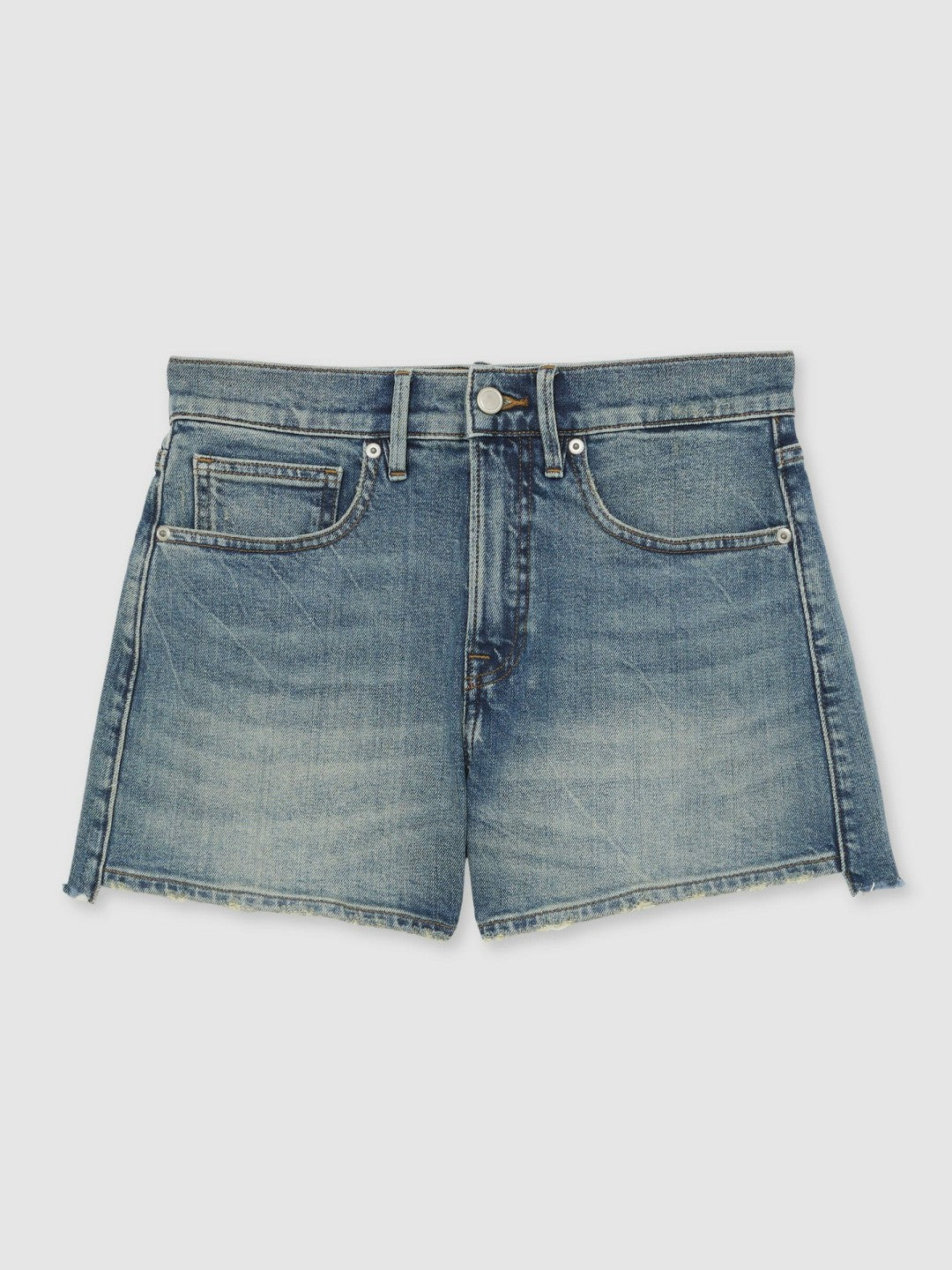 90S Shorts in Indigo Blue | Reiss Women Featured