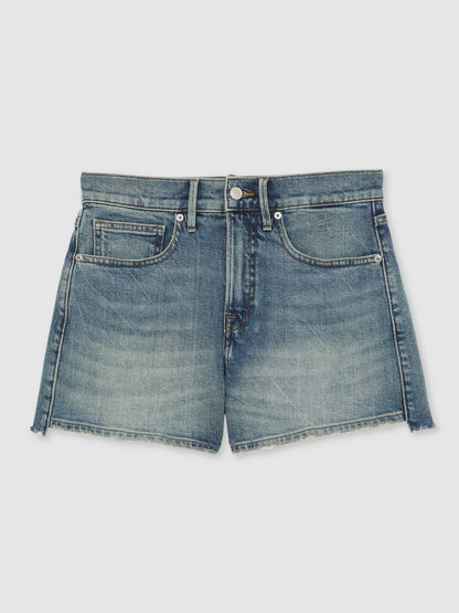 90S Shorts in Indigo Blue | Reiss Women Featured