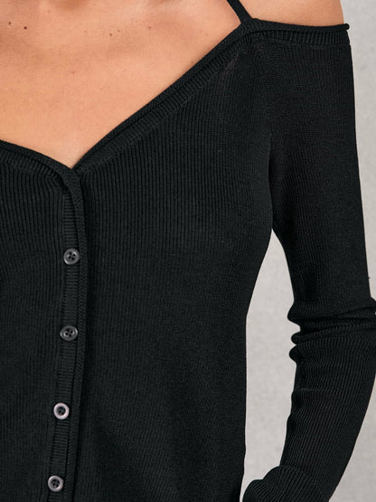 100% Cotton Jumper in Black | Reiss Women Premium