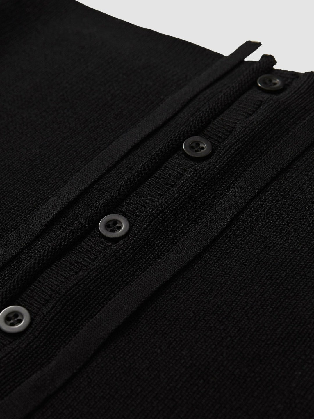 100% Cotton Jumper in Black | Reiss Women Premium