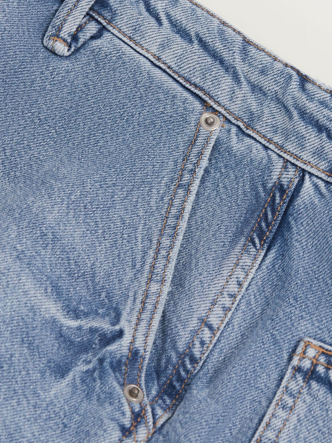 90S Long 100% Cotton Shorts in Indigo Blue | Reiss Women Popular