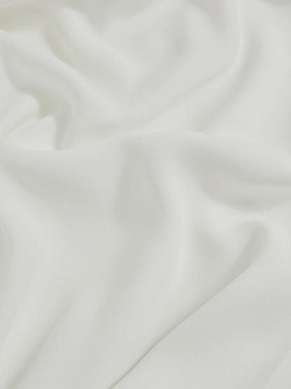 Halston Mini Ivory Asymmetric Cape Dress in Ivory | Reiss Women Trending