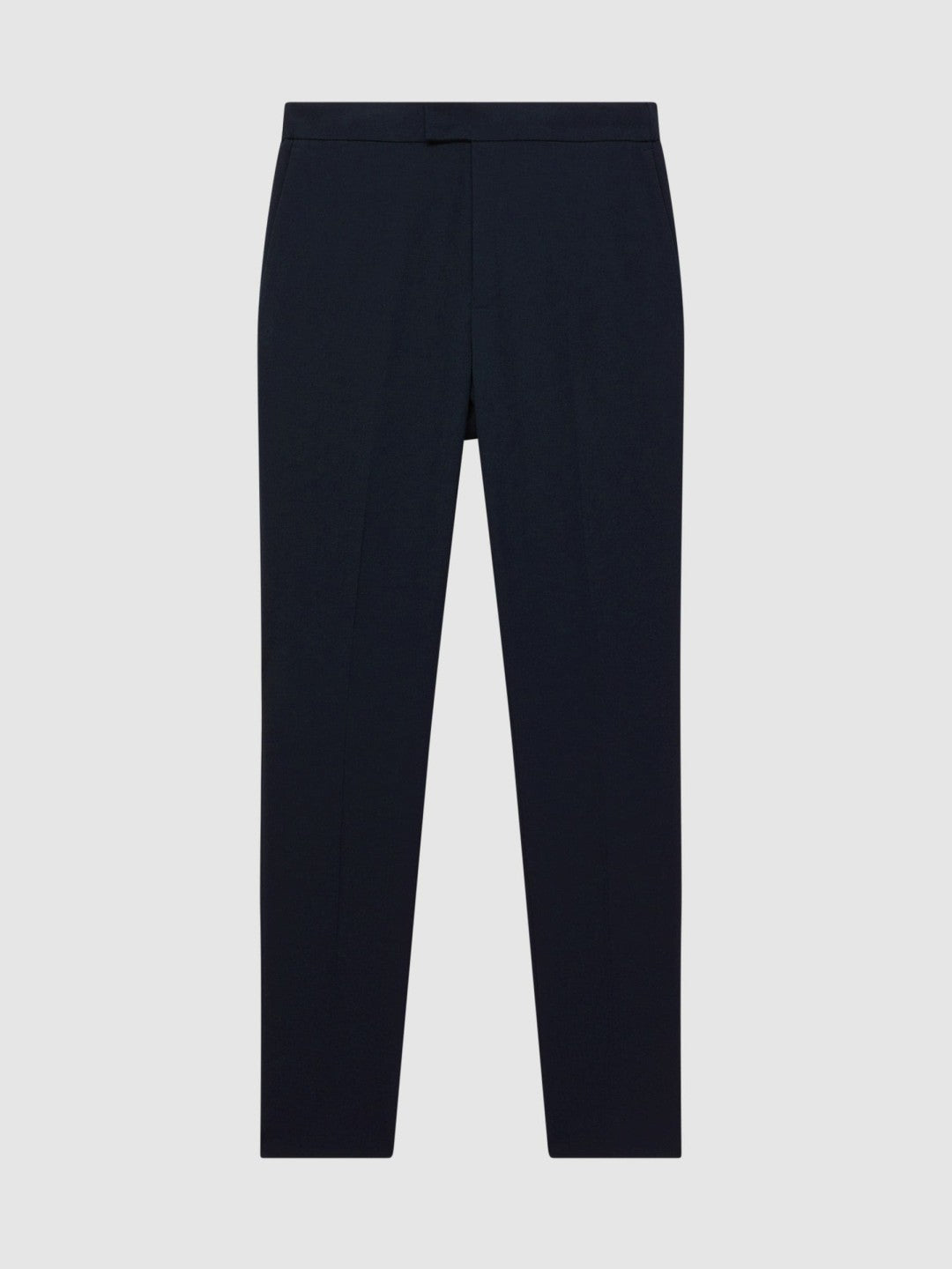 Slim-Fit Internal-Drawstring Trousers in Navy | Reiss Men Trending