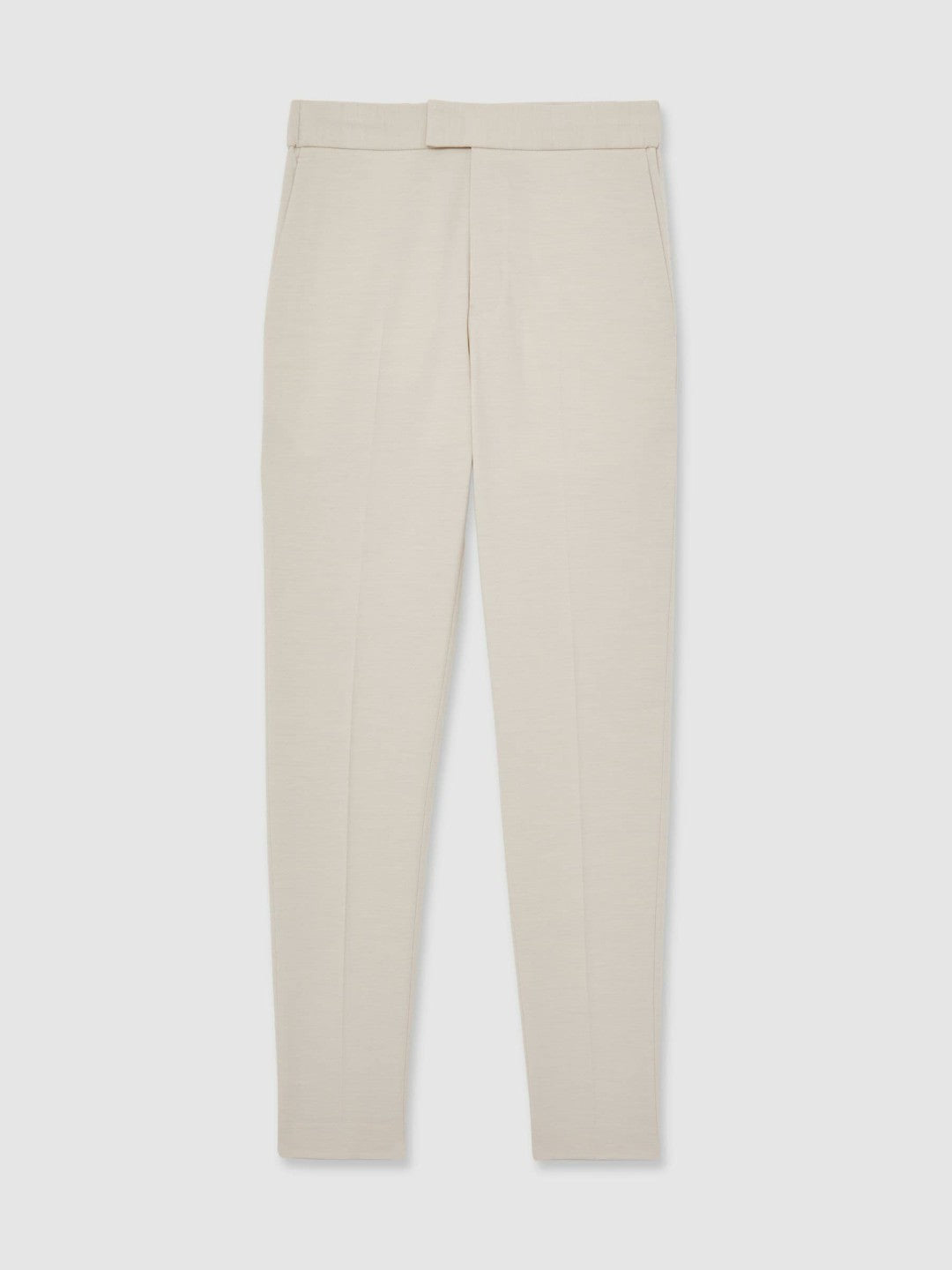 Slim-Fit Internal-Drawstring Trousers in Stone | Reiss Men Exclusive