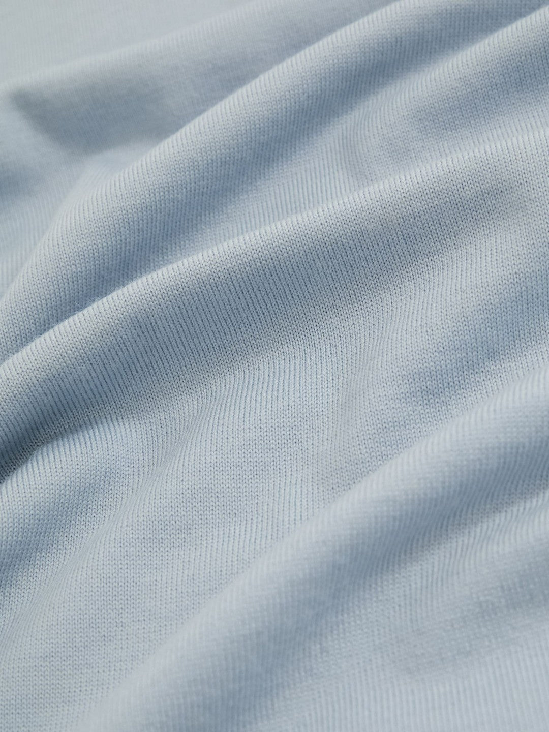Merino Wool Crew Neck Jumper in Soft Blue | Reiss Men Featured