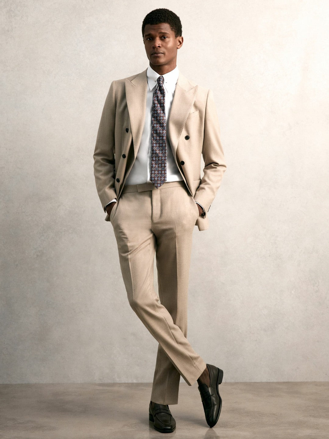 Slim Fit Cotton Pin Collar Shirt in White | Reiss Men New