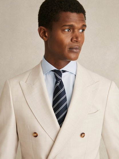 Slim Fit Cotton-Twill Two-Fold Shirt Slim-Fit in Soft Blue | Reiss Men Popular