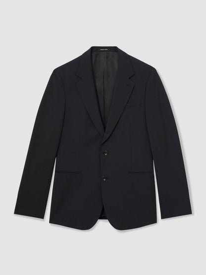 Wool-Blend Single-Breasted Suit Blazer Slim-Fit in Navy | Reiss Men Best Seller