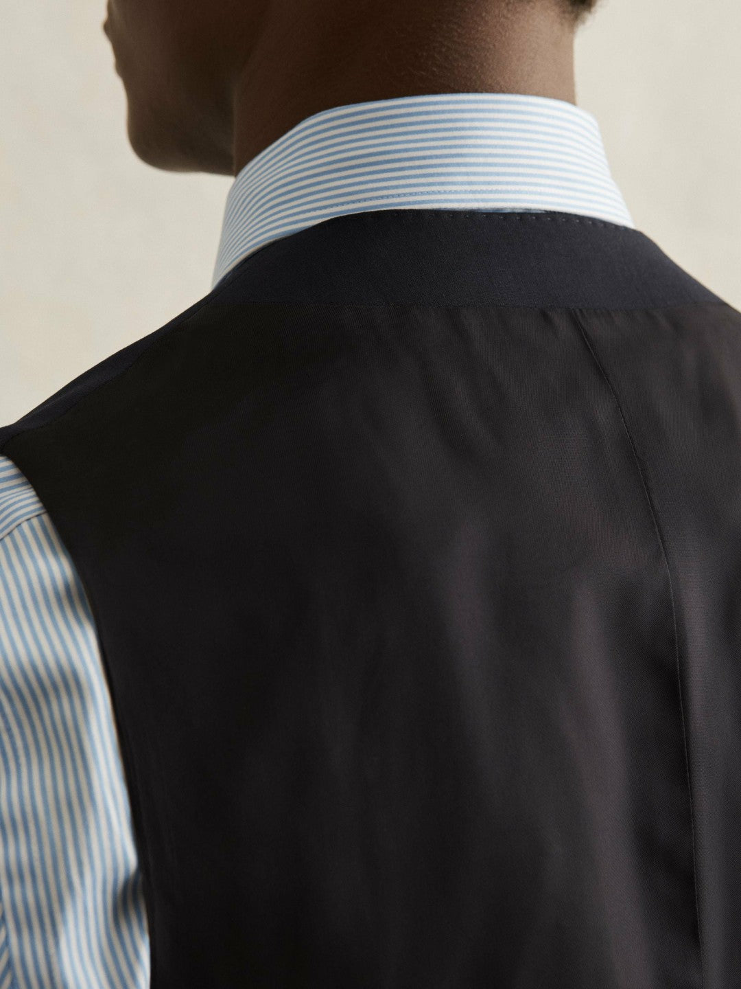 Wool-Blend Slim-Fit Waistcoat in Navy | Reiss Men Recommended