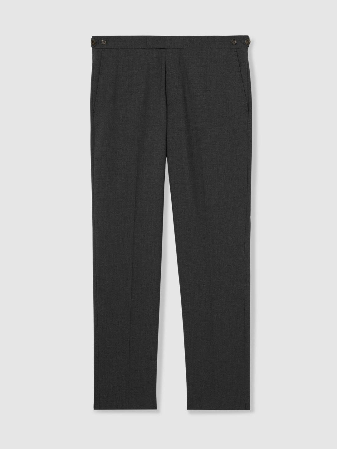Slim-Fit Wool-Blend Suit Trousers in Grey | Reiss Men Featured