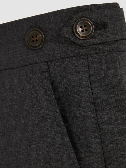 Slim-Fit Wool-Blend Suit Trousers in Grey | Reiss Men Featured