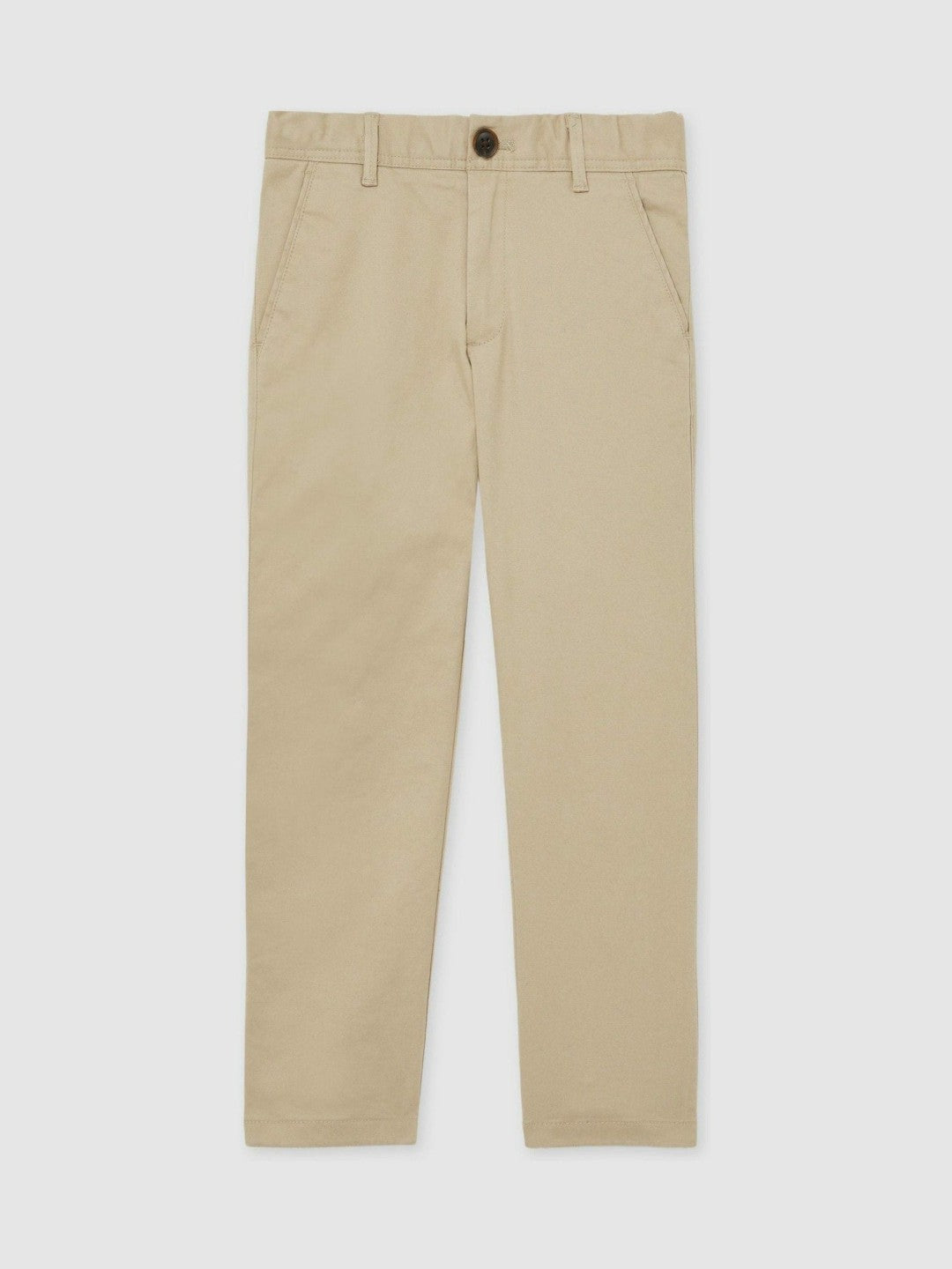 9-13 yrs Slim Fit Casual Chinos in Stone | Reiss Children & Baby Exclusive