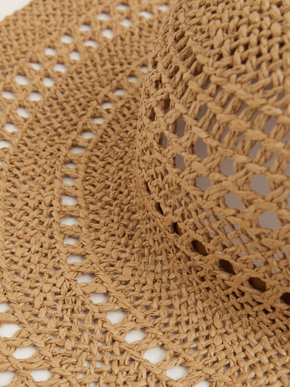 Straw Sun Hat in Natural | Reiss Women Recommended