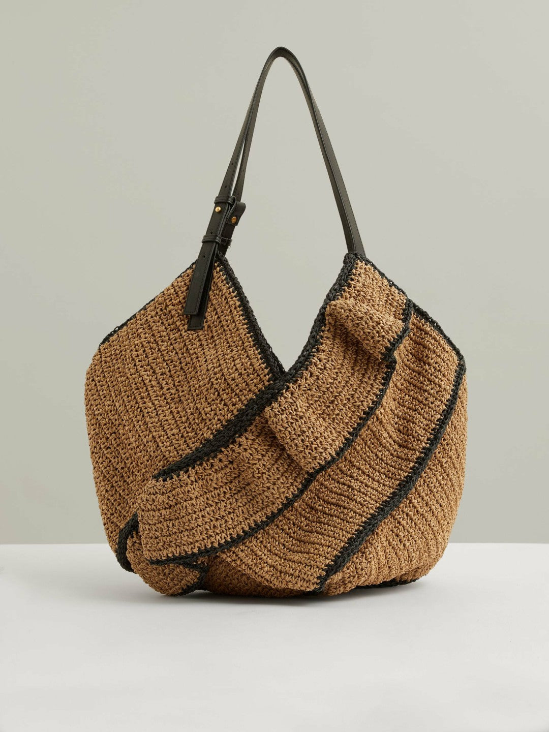 Raffia Ruffle Tote Bag in Natural | Reiss Women Popular