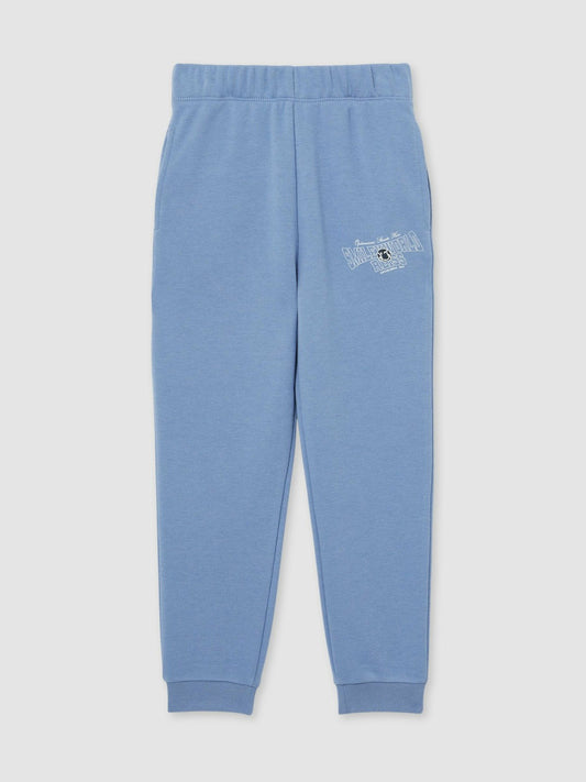 13-14 yrs SmileyWorld Cuffed Joggers Unisex Fit in Blue | Reiss Children & Baby New