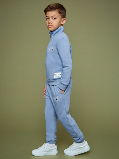 13-14 yrs SmileyWorld Cuffed Joggers Unisex Fit in Blue | Reiss Children & Baby New