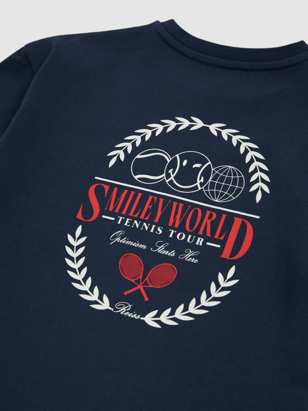 3-9 yrs SmileyWorld Oversize T-Shirt in Navy | Reiss Children & Baby Signature