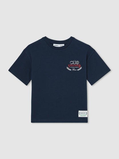 9-13 yrs SmileyWorld Oversize T-Shirt in Navy | Reiss Children & Baby New