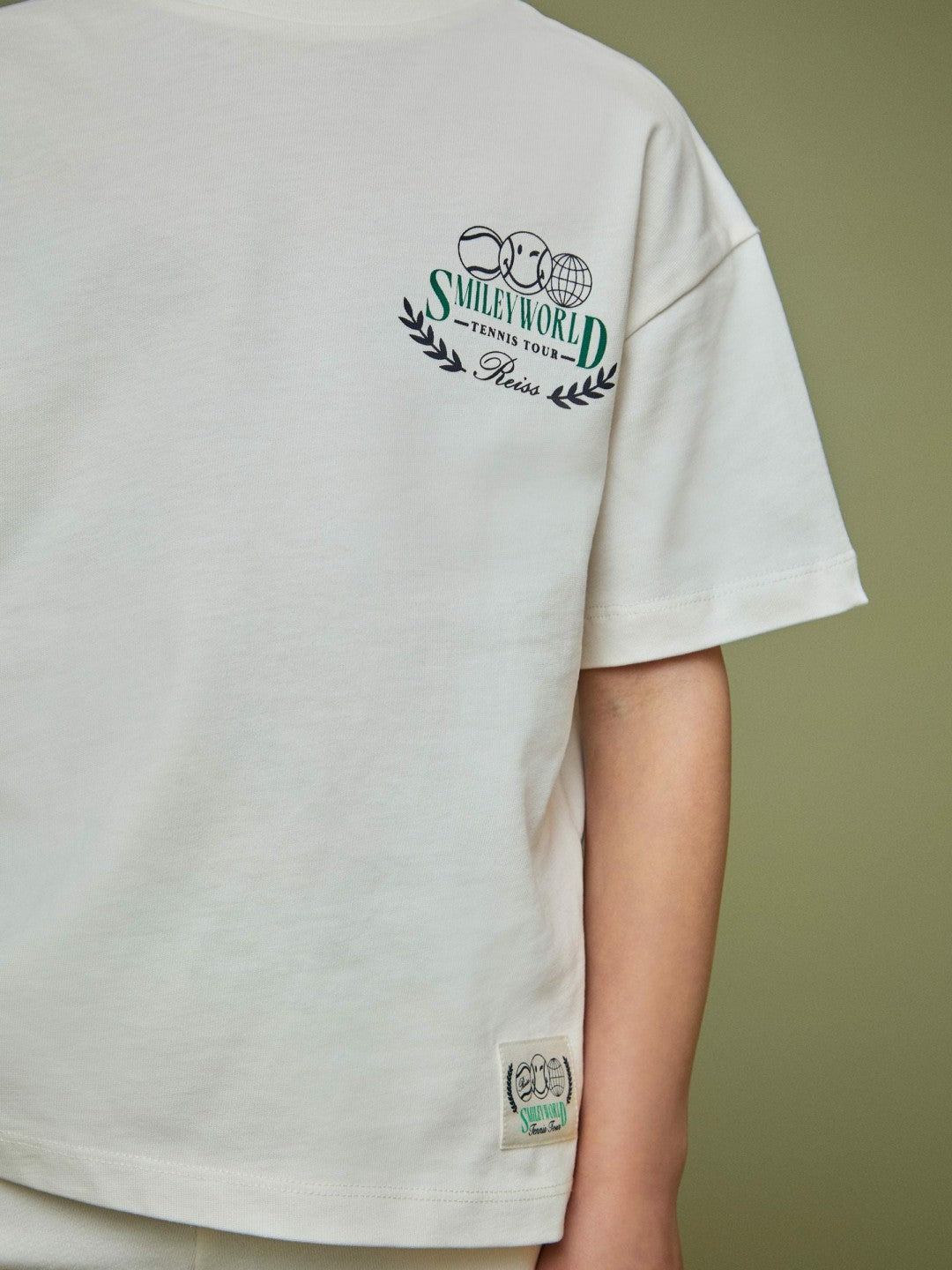 9-13 yrs SmileyWorld Oversize T-Shirt in White | Reiss Children & Baby Popular