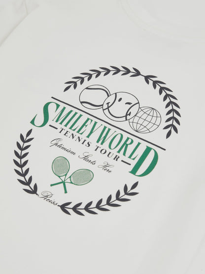 9-13 yrs SmileyWorld Oversize T-Shirt in White | Reiss Children & Baby Popular