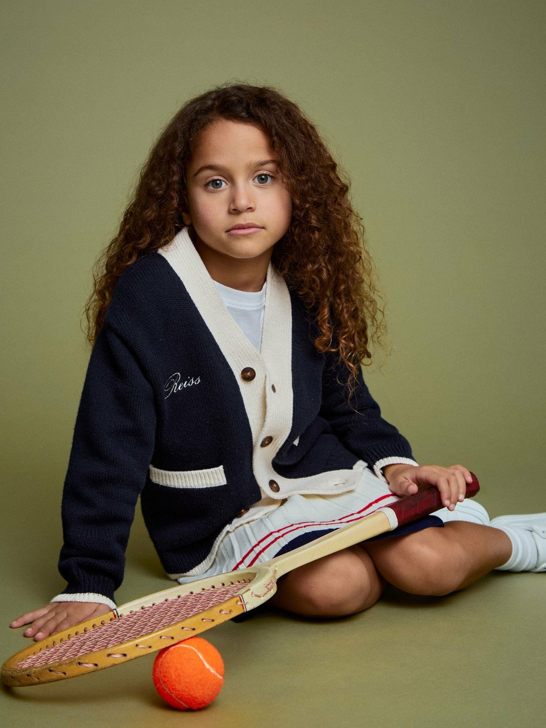 13-14 yrs SmileyWorld Logo Cardigan Unisex Fit in Off White | Reiss Children & Baby Signature