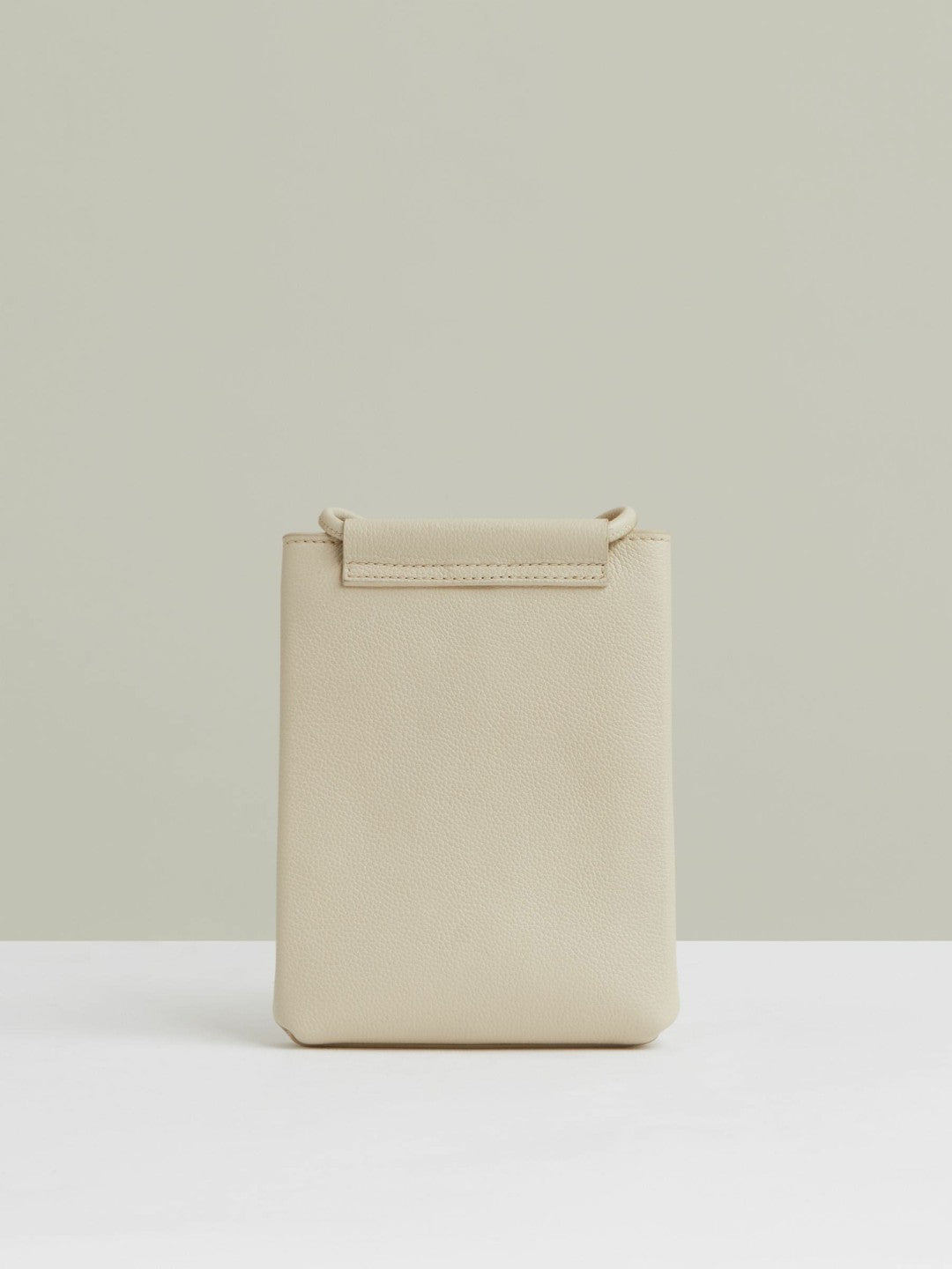 Leather Phone Holder in Off White | Reiss Women Featured