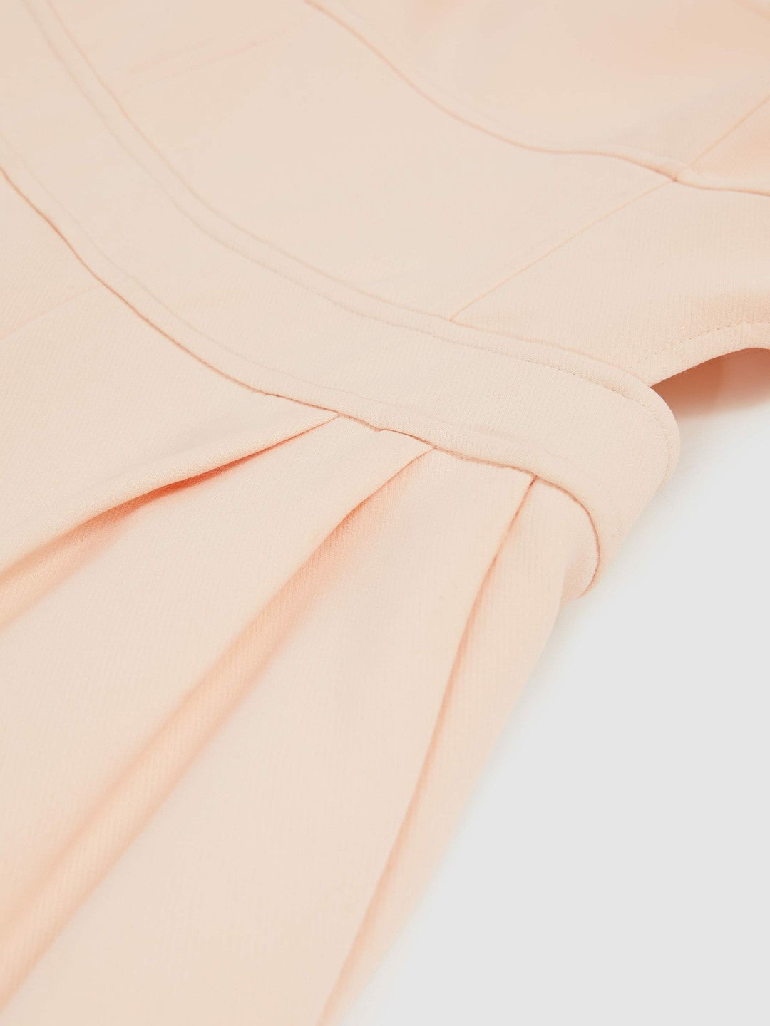 Wide-Leg Cut-Out Jumpsuit in Pale Pink | Reiss Women Signature