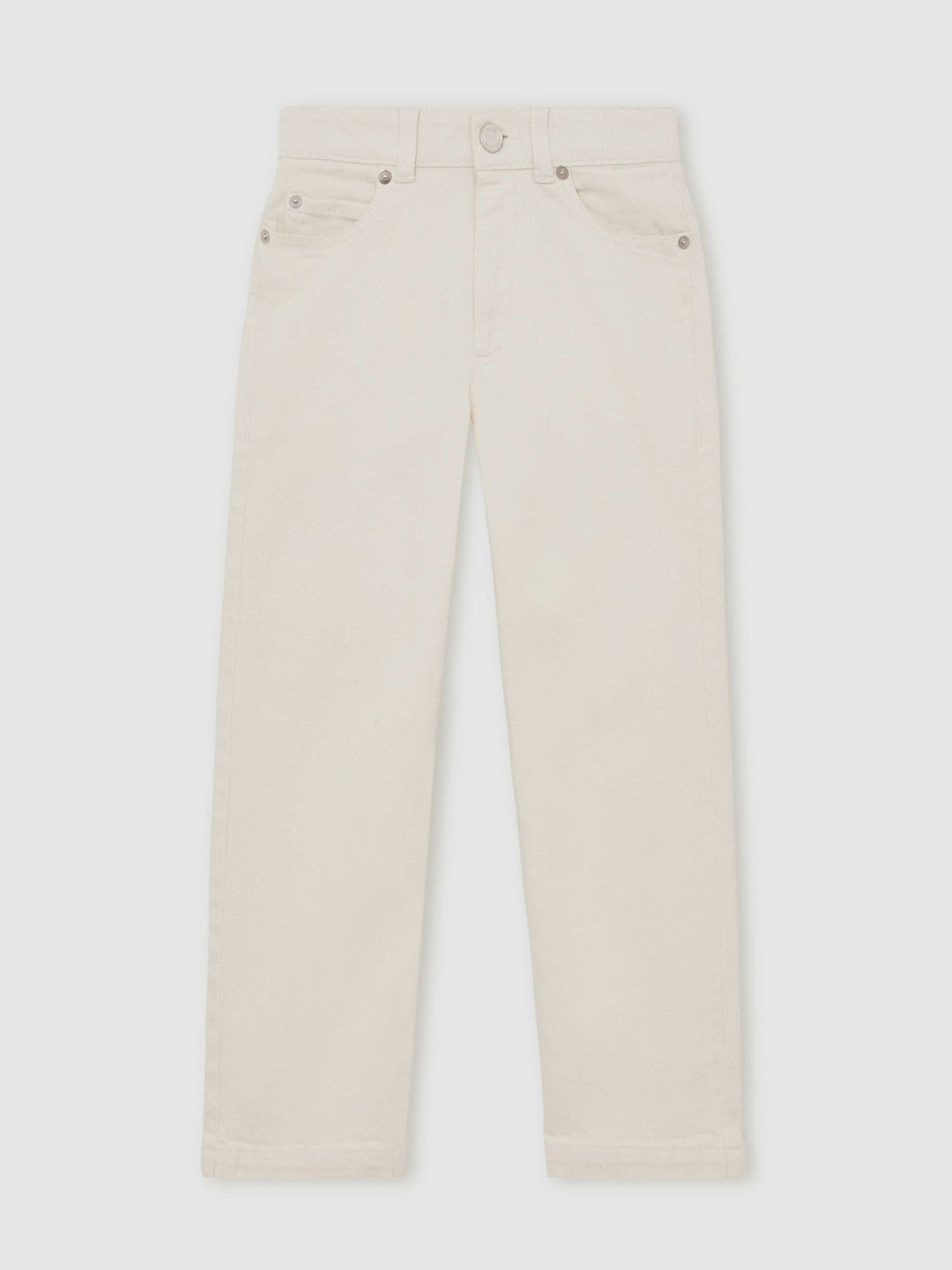 3-9 yrs Relaxed-Fit Jeans in Off White | Reiss Children & Baby Popular