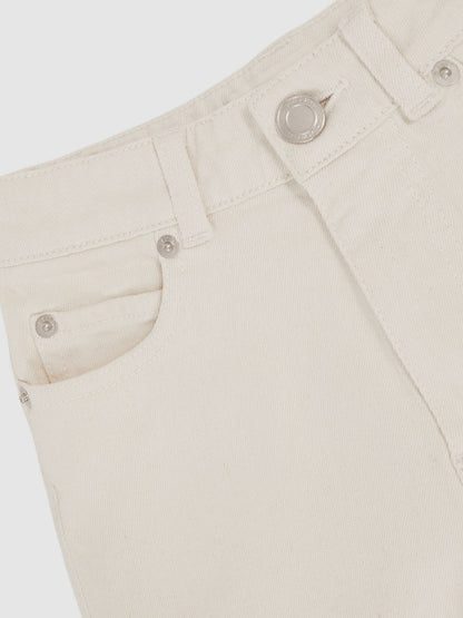 3-9 yrs Relaxed-Fit Jeans in Off White | Reiss Children & Baby Popular