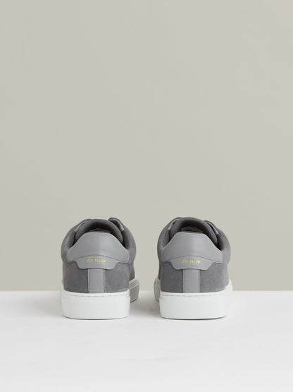 Suede Slip-On Elasticated Trainers in Grey | Reiss Men Premium