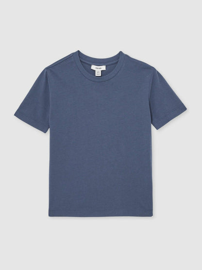 9-13 yrs Crew Neck T-Shirt in Ocean Blue | Reiss Children & Baby Featured
