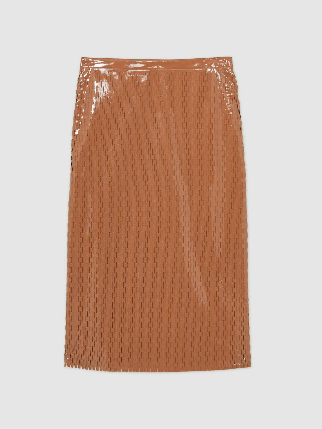 Atelier Laser-Cut Pencil Skirt in Tan | Reiss Women Popular