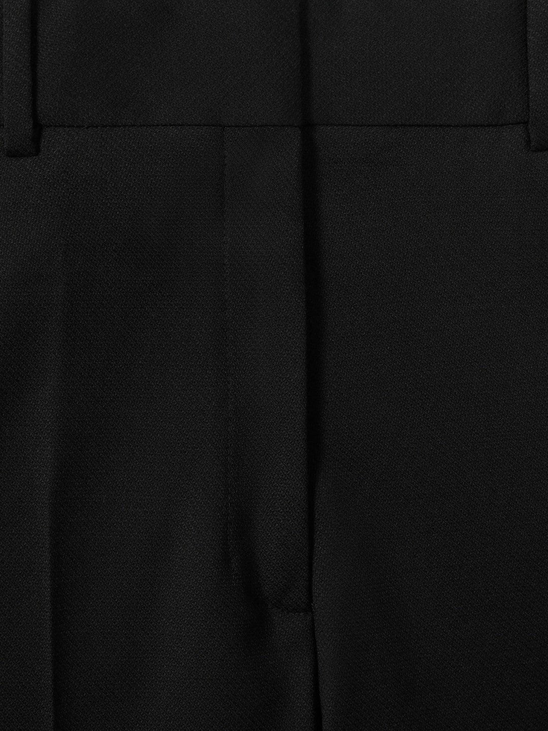Wool-Blend Wide-Leg Suit Trousers in Black | Reiss Women Premium