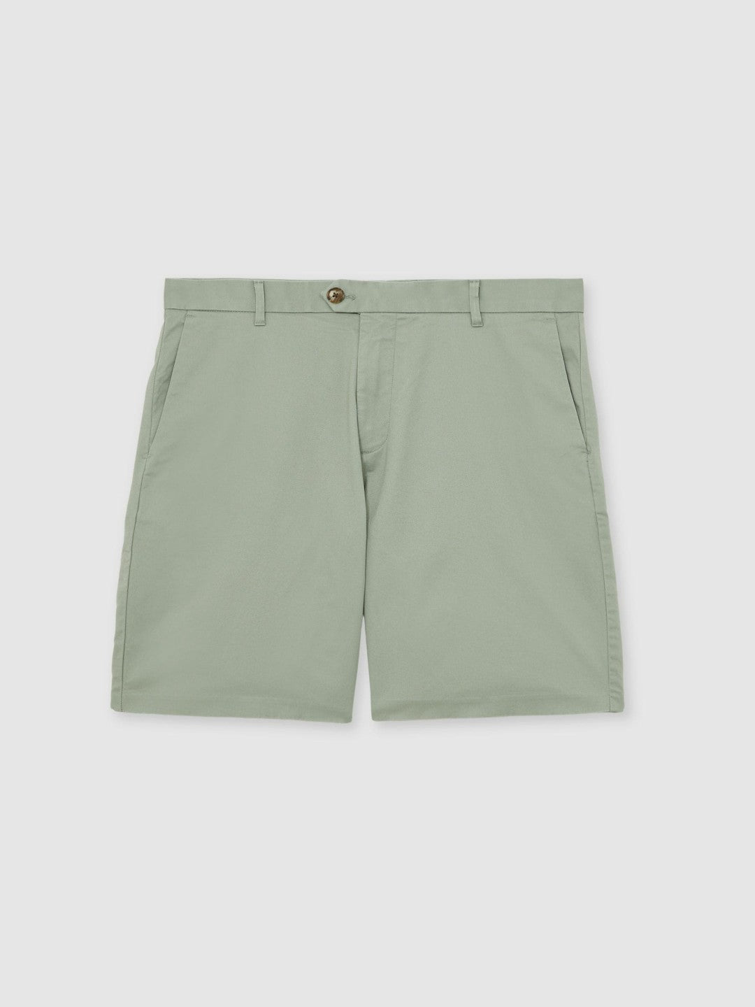Short Length Casual Chino Shorts in Pistachio | Reiss Men Premium
