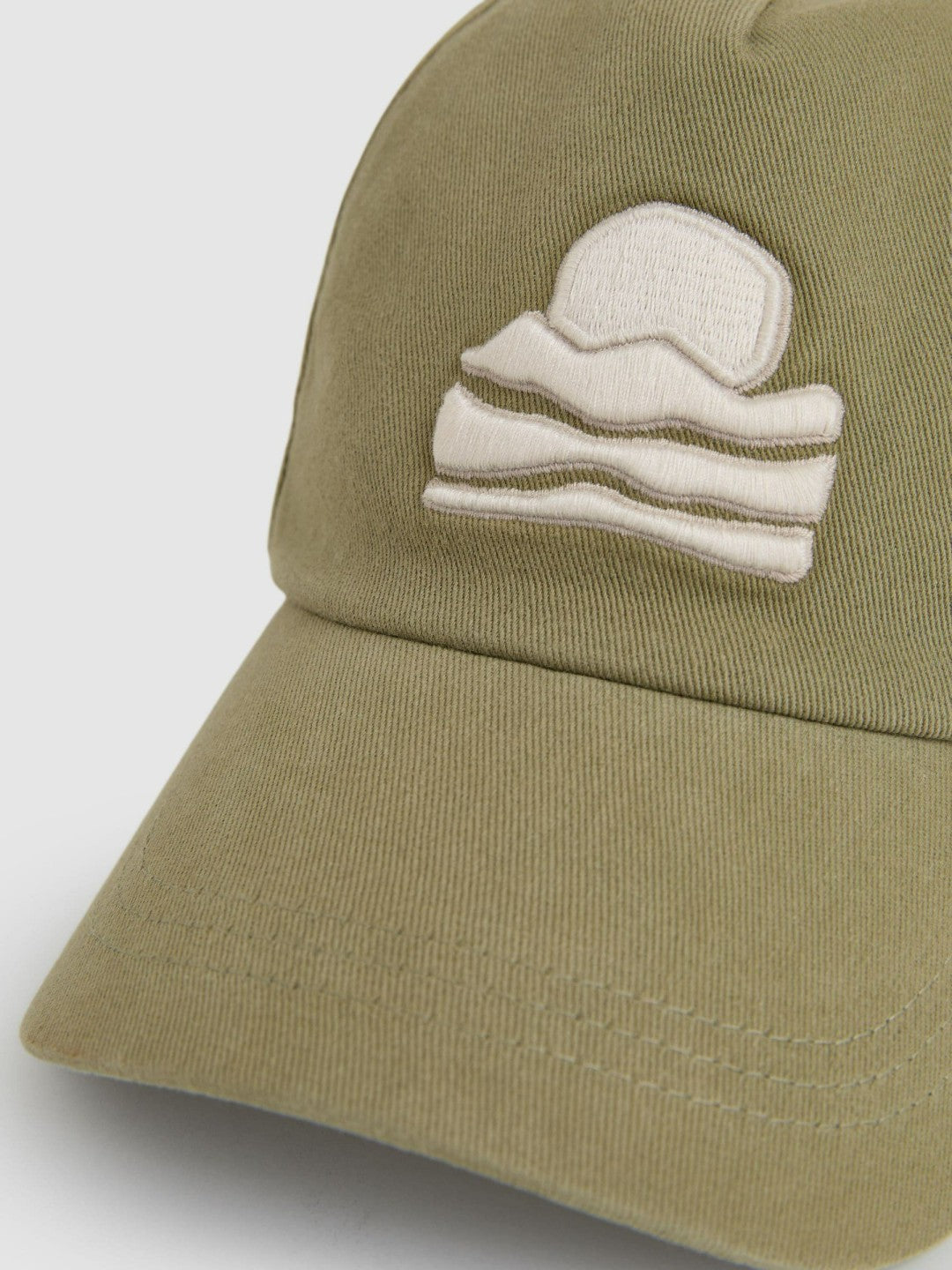 Sunset-Embroidered Cap in Washed Sage | Reiss Men Premium