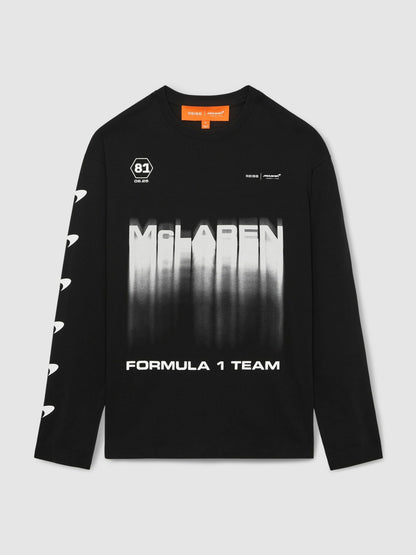 McLaren F1 Team British GP T-Shirt Unisex Fit in Black | Reiss Men Premium