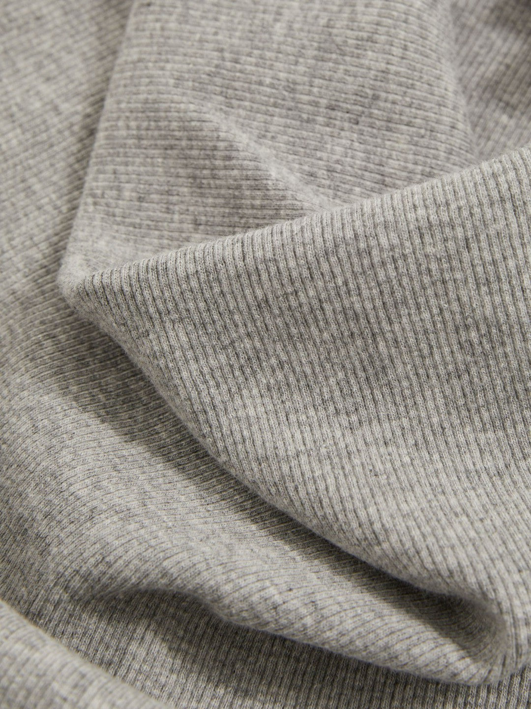 Ribbed Cowl-Neck Vest in Grey Marl | Reiss Women New