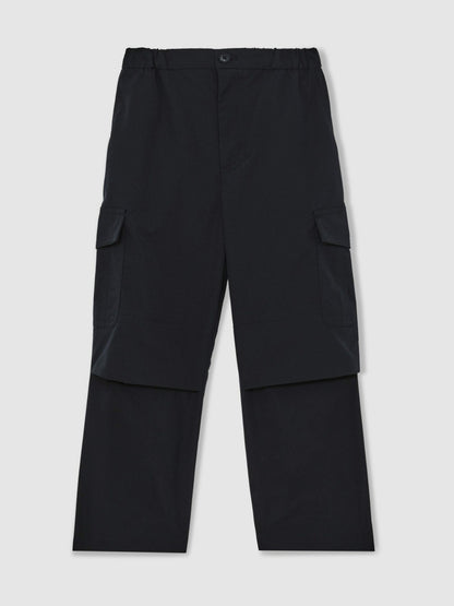 3-9 yrs Technical Straight Leg Cargo Trousers in Navy | Reiss Children & Baby Featured