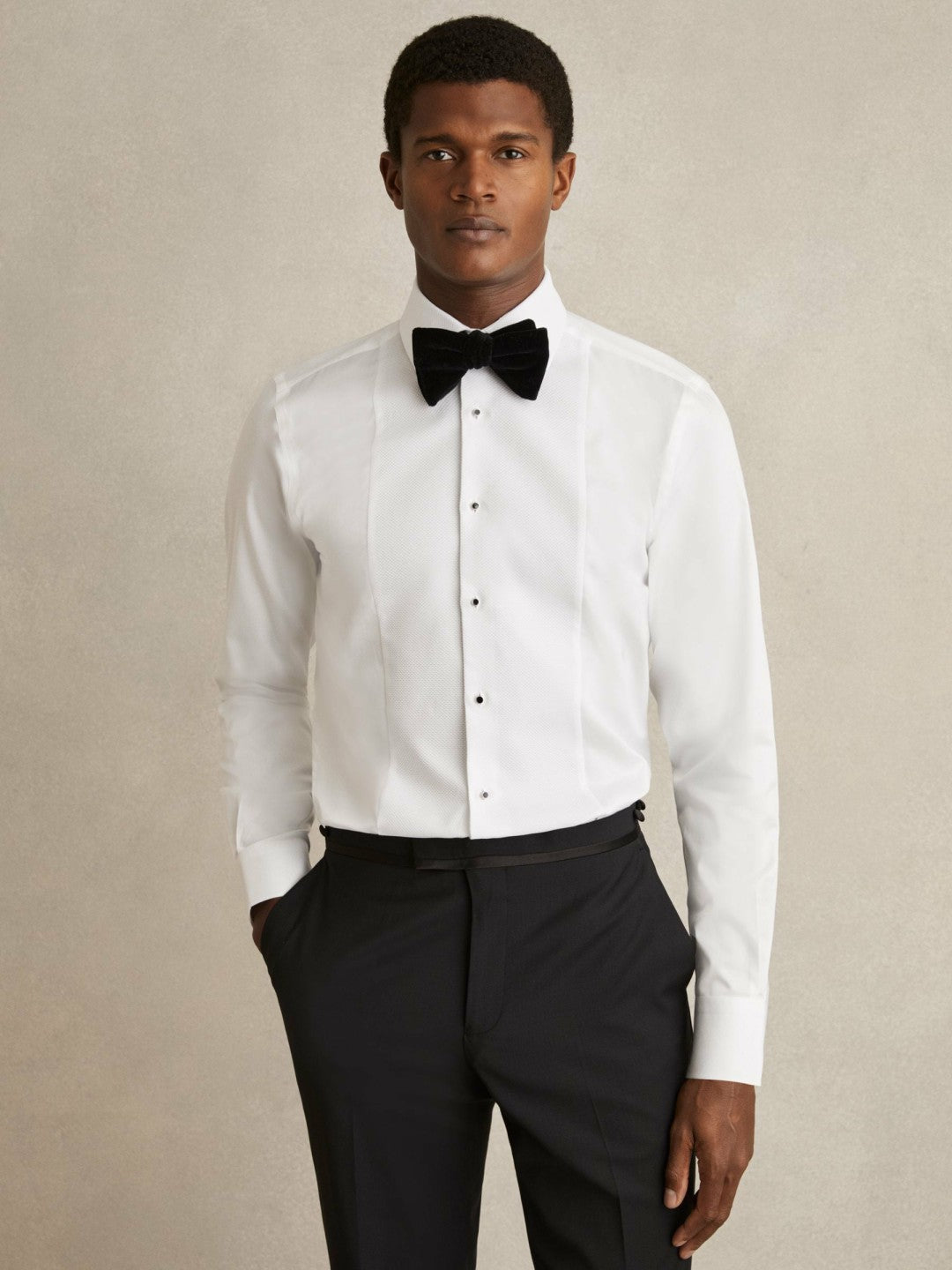 Regular Fit Cotton Double-Cuff Dinner Shirt Regular-Fit in White | Reiss Men Recommended