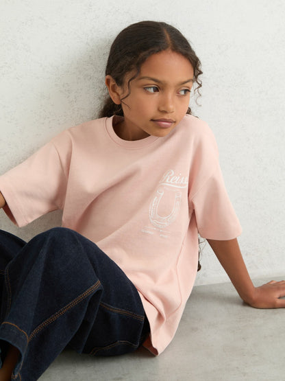 T-Shirt in Pink | Reiss Children & Baby Featured