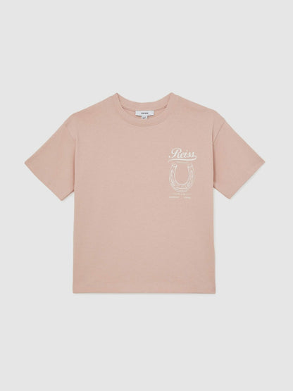 T-Shirt in Pink | Reiss Children & Baby Featured