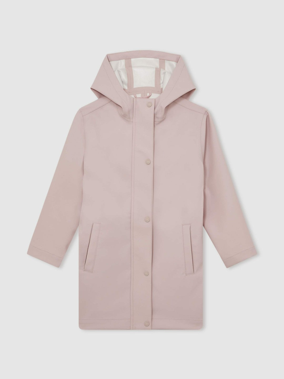 Hooded Rain Jacket in Pink | Reiss Children & Baby Signature