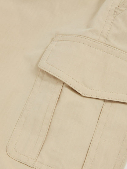 13-14 yrs Ripstop Cargo Shorts in Light Stone | Reiss Children & Baby Recommended