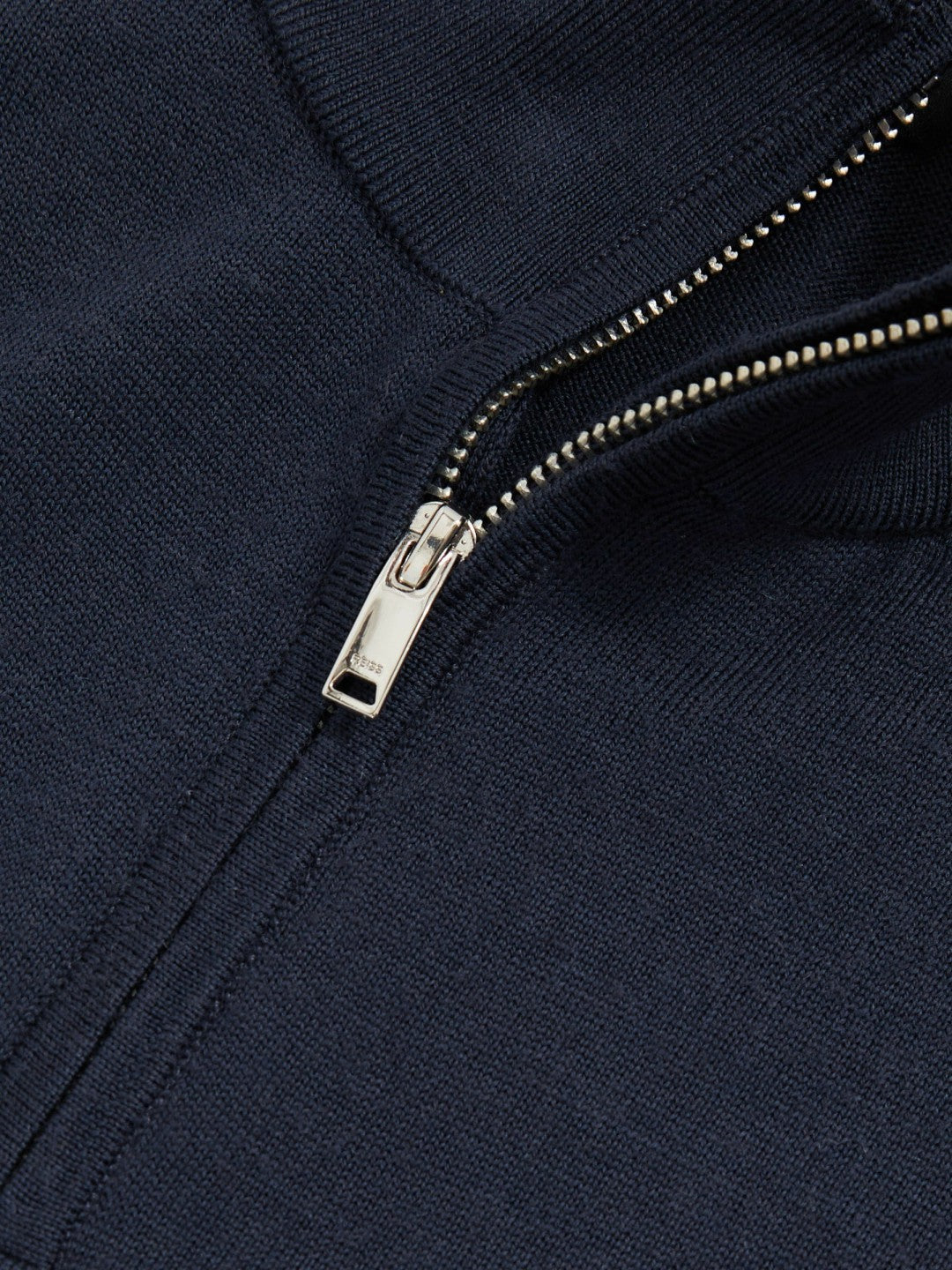 Merino Wool Half-Zip Jumper in Midnight Navy | Reiss Men Best Seller