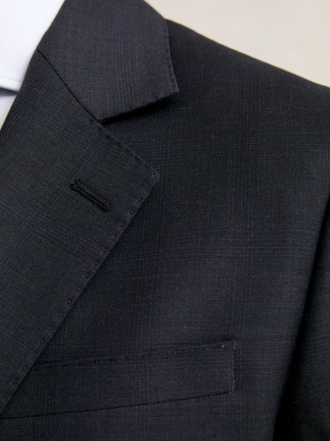 Slim-Fit Wool Single Breasted Check Suit Blazer in Navy | Reiss Men New