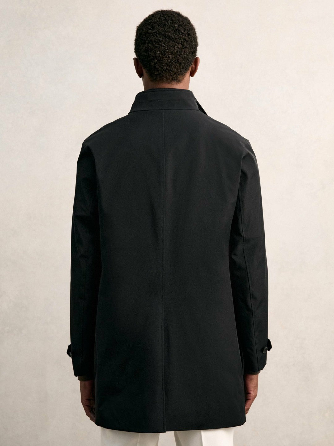 Hybrid Removable-Gilet Overcoat in Black | Reiss Men Popular