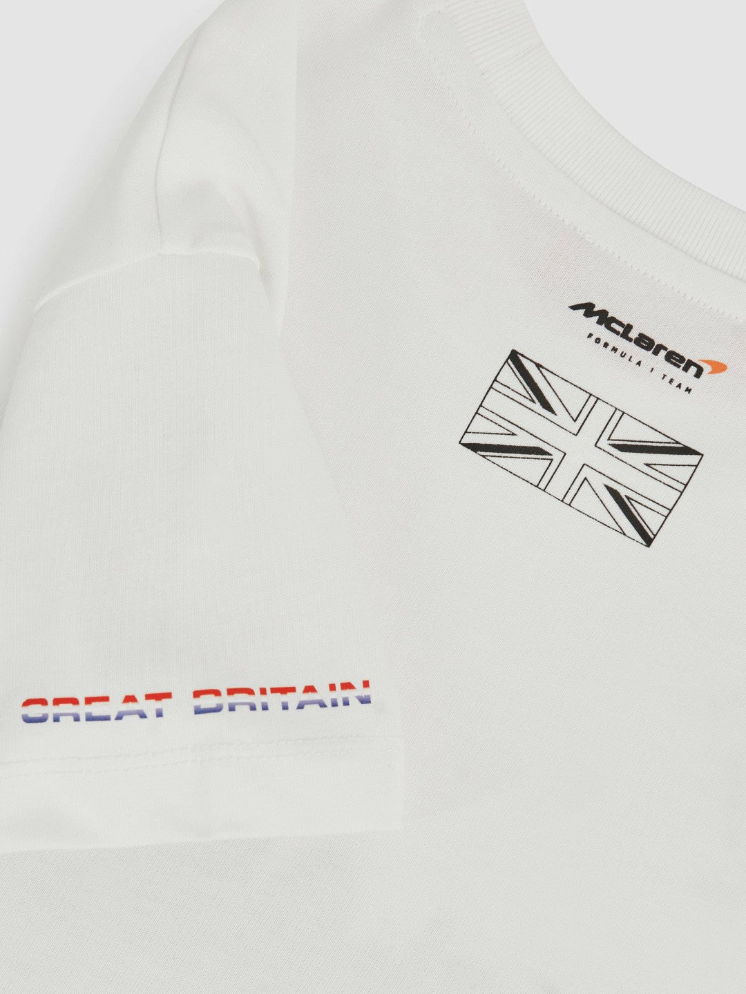 9-13 yrs McLaren F1 Team British GP T-Shirt Unisex Fit in White | Reiss Children & Baby Best Seller