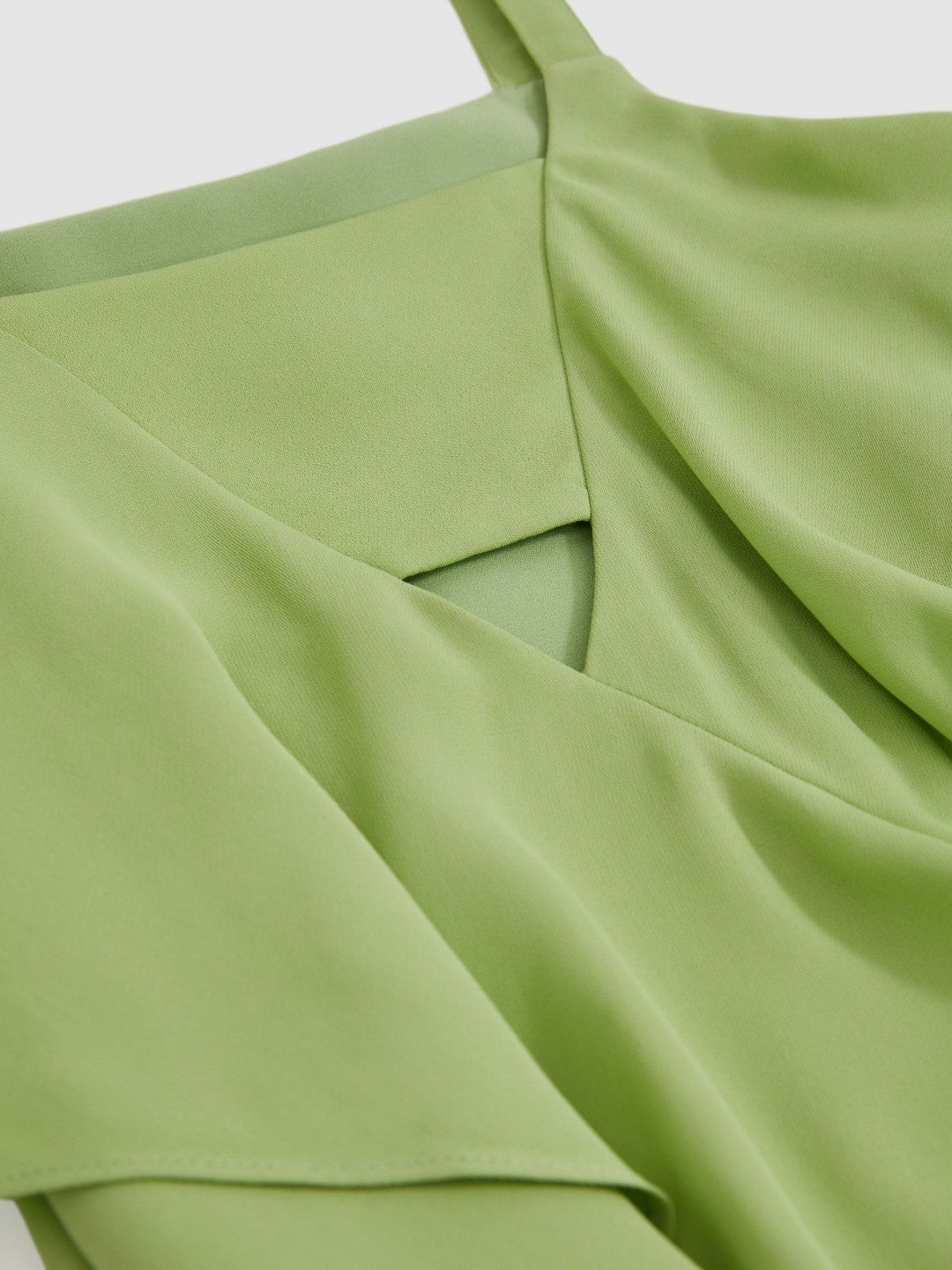 9-13 yrs Handkerchief-Hem Sleeveless Dress in Green | Reiss Children & Baby Best Seller