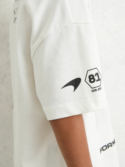 3-9 yrs McLaren F1 Team British GP T-Shirt Unisex Fit in White | Reiss Children & Baby Premium